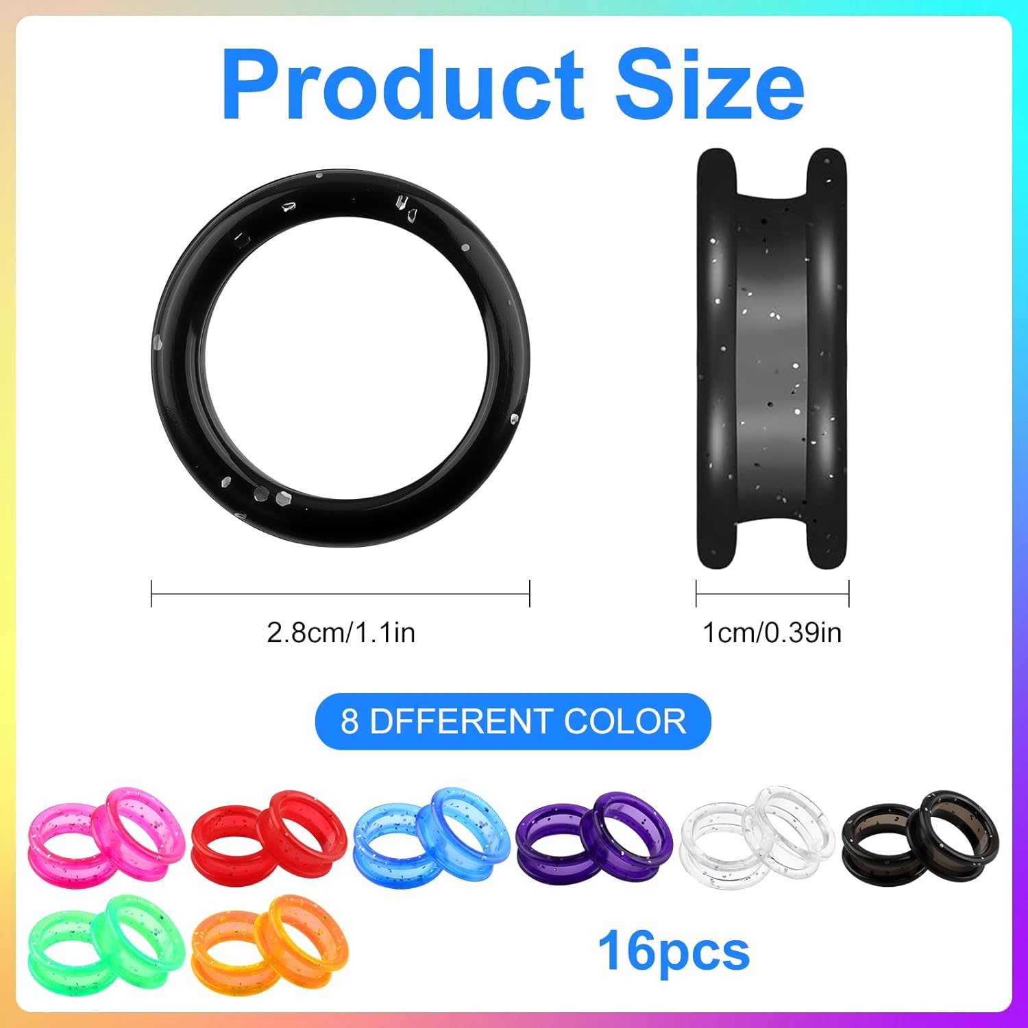 16 Pcs Silicone Scissor Finger Rings, Thumb Insert Protection Grips for Pet Grooming Scissors, Barber hair Grips for Dog Hair Cutting barber barber grips for finger gripper