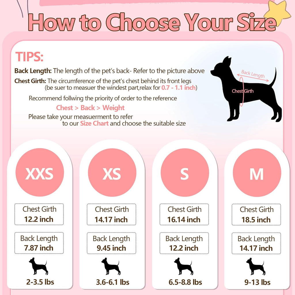 3 Pieces Dog Clothes for Small Dogs Girl Cute Small Dog Shirts Spring Summer Soft Puppy Outfits Clothing Pet T Shirts Yorkie Chihuahua Clothes XS (Pink,Rose,Purple, XSmall)
